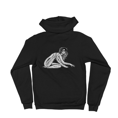 Possessed (Grey)  Zip Hoodie