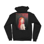 Longing in Vermilion Zip Hoodie