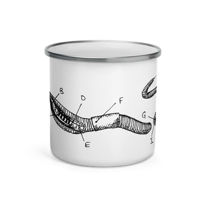 Heart of the Worm Enamel Mug