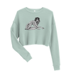 Possessed (White) Crop Sweatshirt